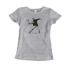Banksy Flower Thrower Artwork T-Shirt-2
