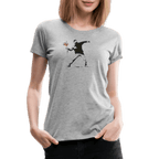Banksy Flower Thrower Artwork T-Shirt-4