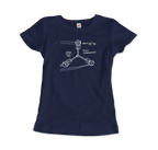 Flux Capacitor Sketch from Back to the Future T-Shirt-6