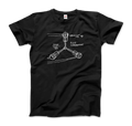 Flux Capacitor Sketch from Back to the Future T-Shirt-0