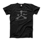 Flux Capacitor Sketch from Back to the Future T-Shirt-0