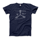 Flux Capacitor Sketch from Back to the Future T-Shirt-5
